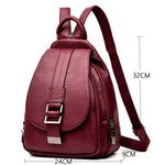 Cute Bookbag Leather Backpack Purse for Women 82035