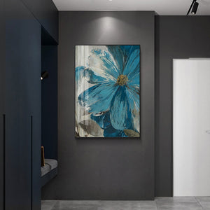 Blue Dreams in Summer Art Print on Canvas