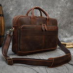 Leather Messenger Laptop Bag for Men 82004