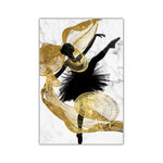 Dancing Ballerina Art Print on Canvas 31038
