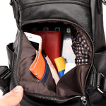 Cute Bookbag Leather Backpack Purse for Women 82037