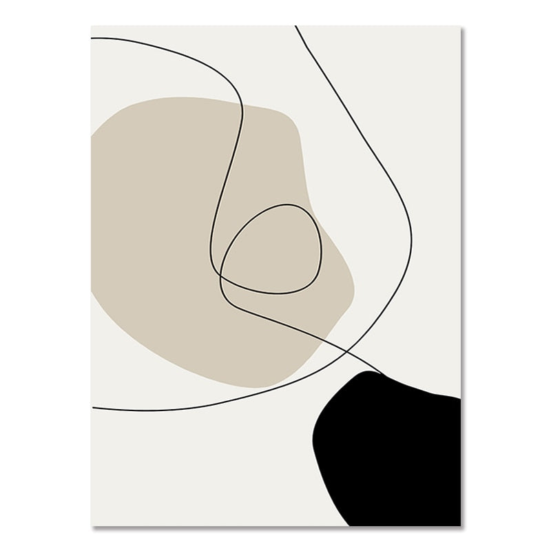 Abstract Bohemian Art Print on Canvas 31034